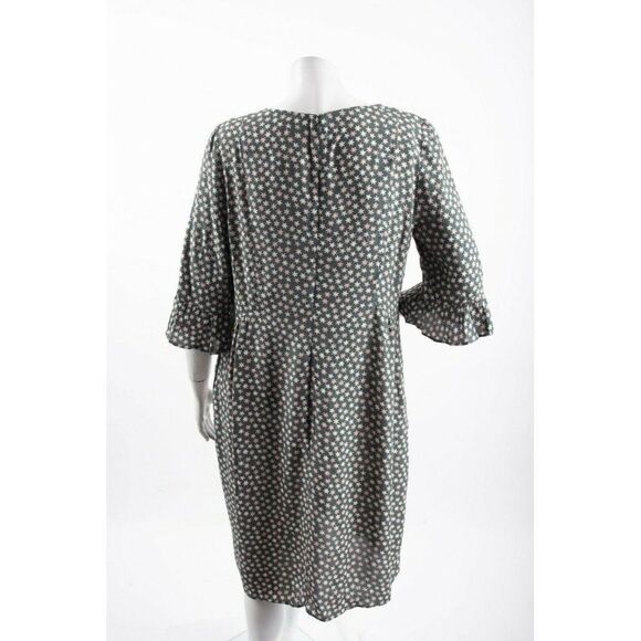 Boden Womens Green Printed Hyacinth Dress US 10L - Picture 6 of 7